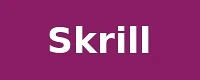 Skrill accepted e-wallet payment method logo at Kwiff